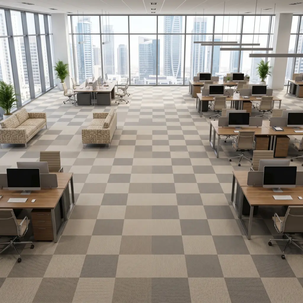 Complex carpet tiles dubai