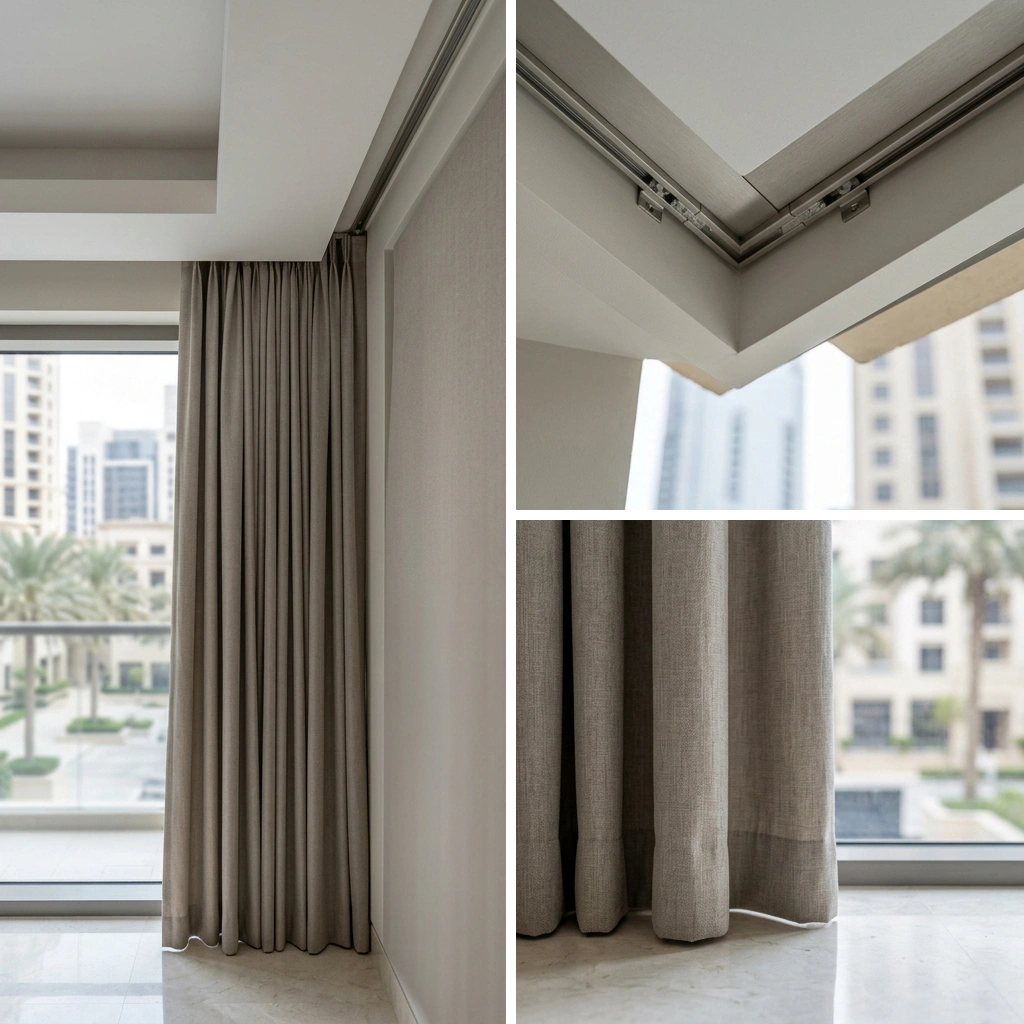 Expert curtain installation and fixing services Dubai