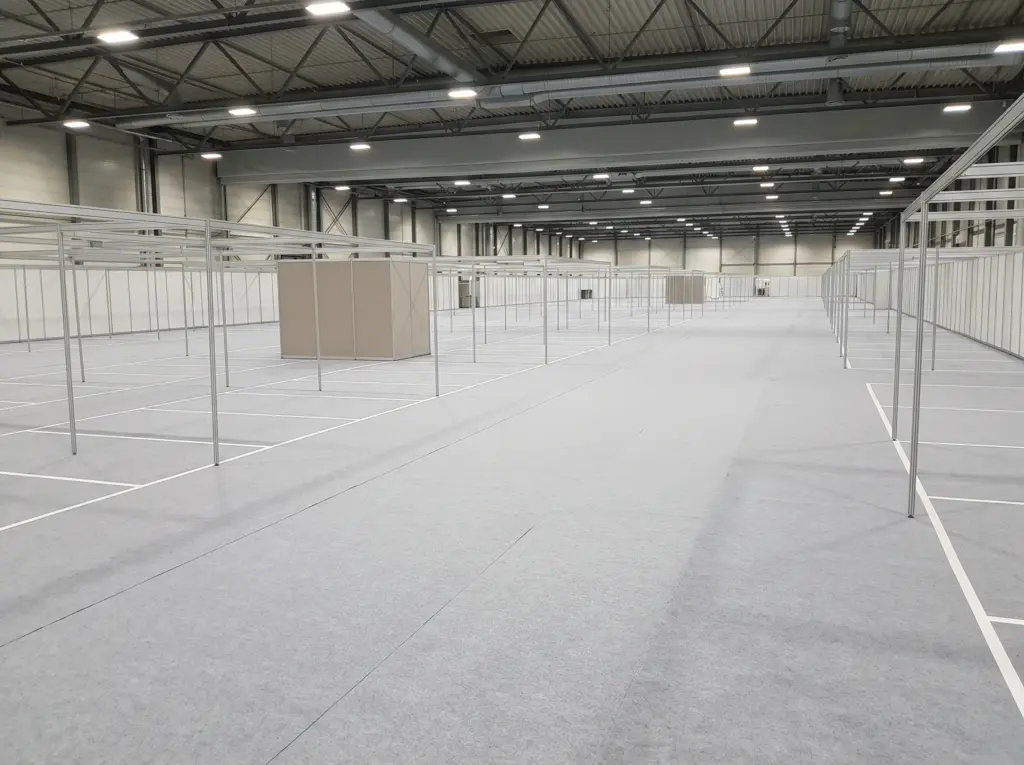 Thin, disposable carpet options perfect for short term trade shows and mega booths.