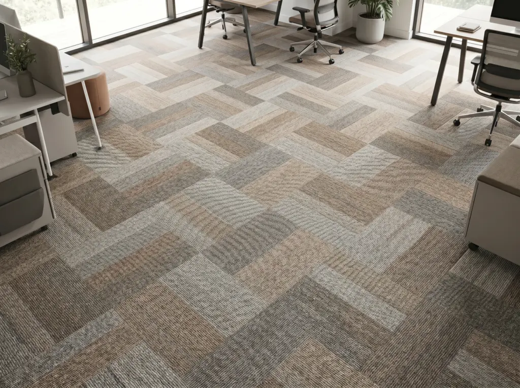 Versatile geometric segments enabling unique configurations like herringbone or checkerboard layouts.