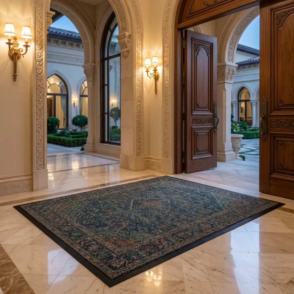 Functional doormats and entryway outdoor rugs Dubai improving cleanliness of homes.
