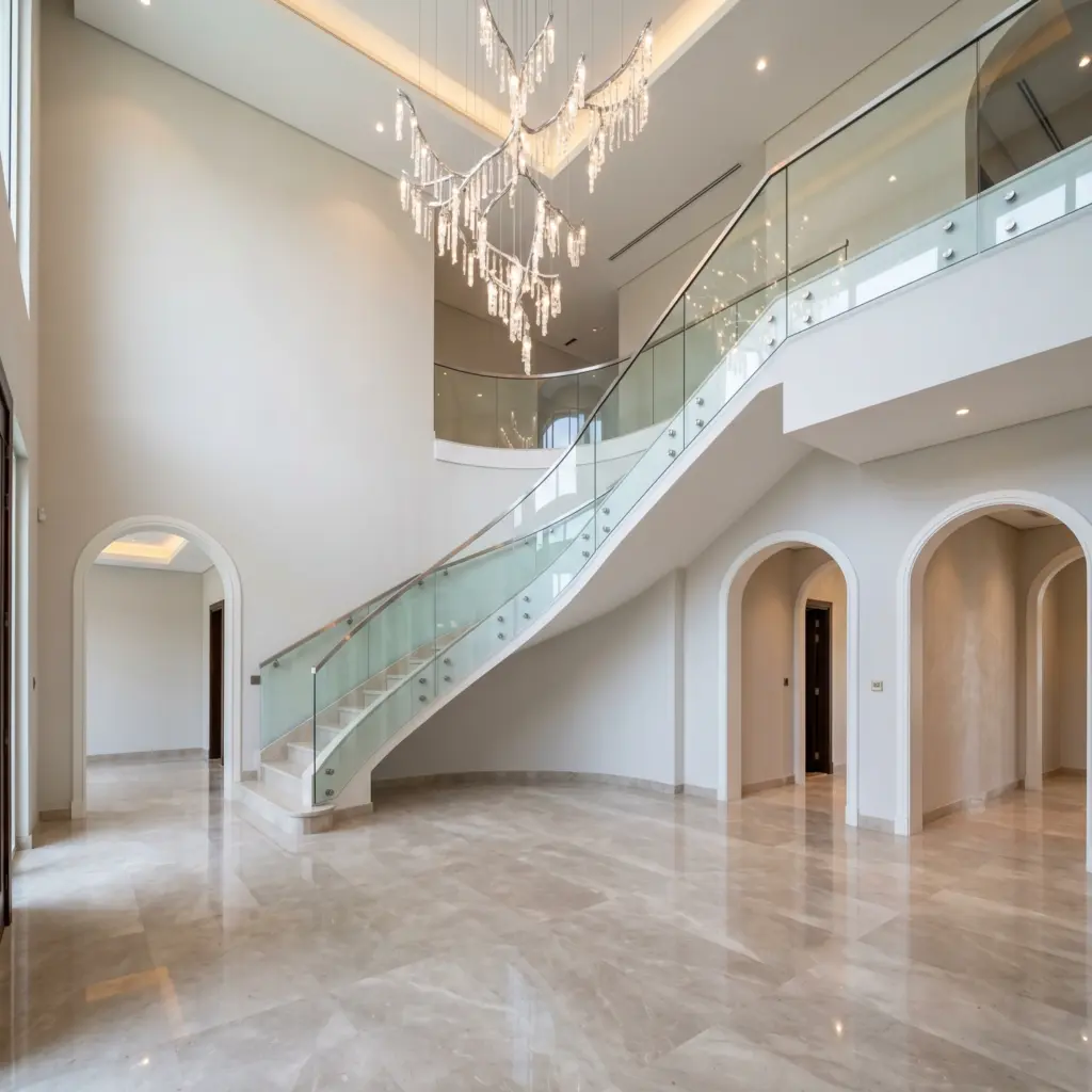 Grand architectural remodel of a sprawling estate by expert property renovation Dubai specialists.