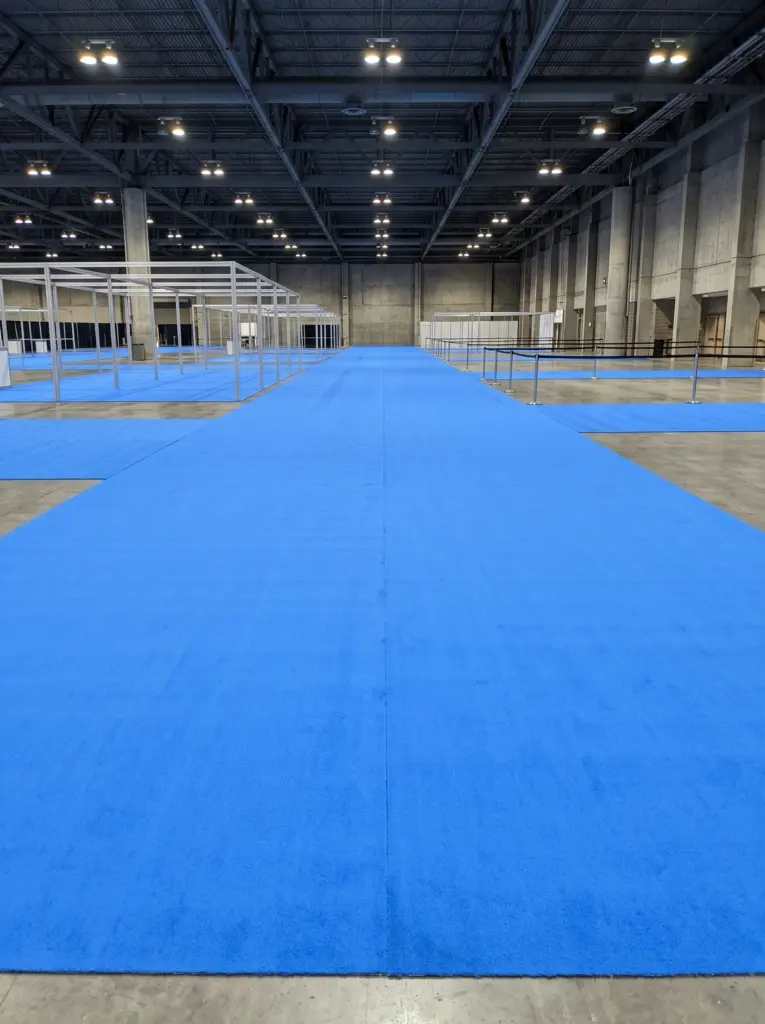 Top tier exhibition carpeting installed for major events across Dubai and the UAE.