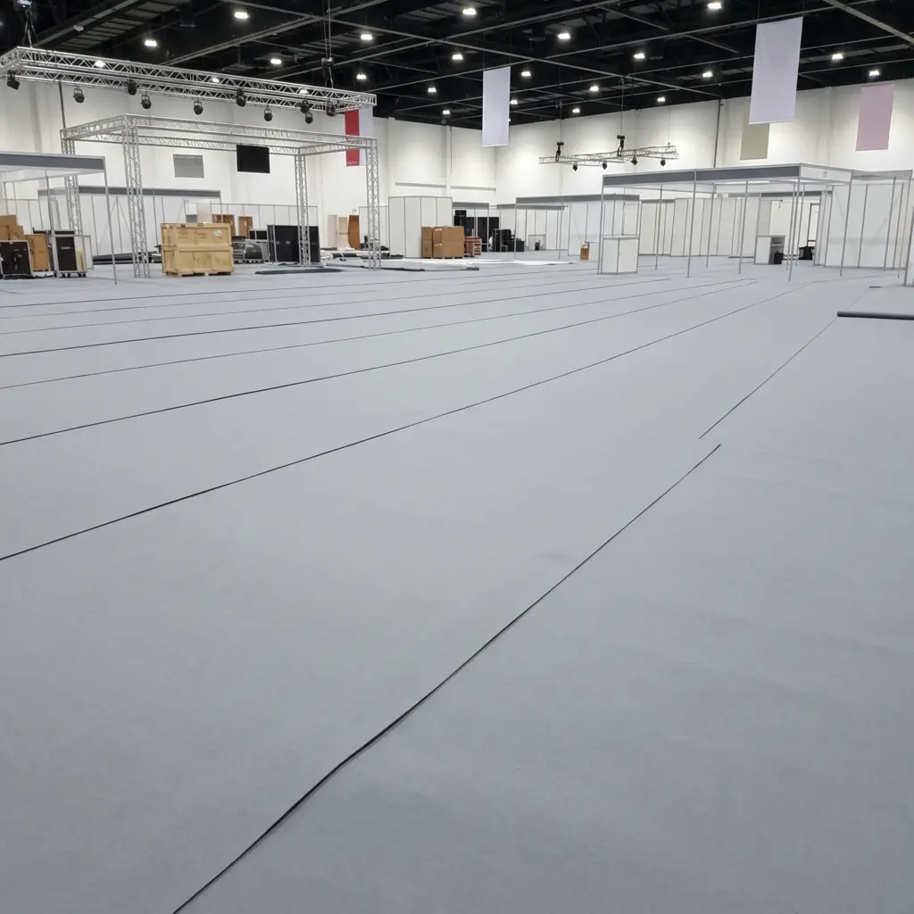 Lightweight exhibition carpet in dubai