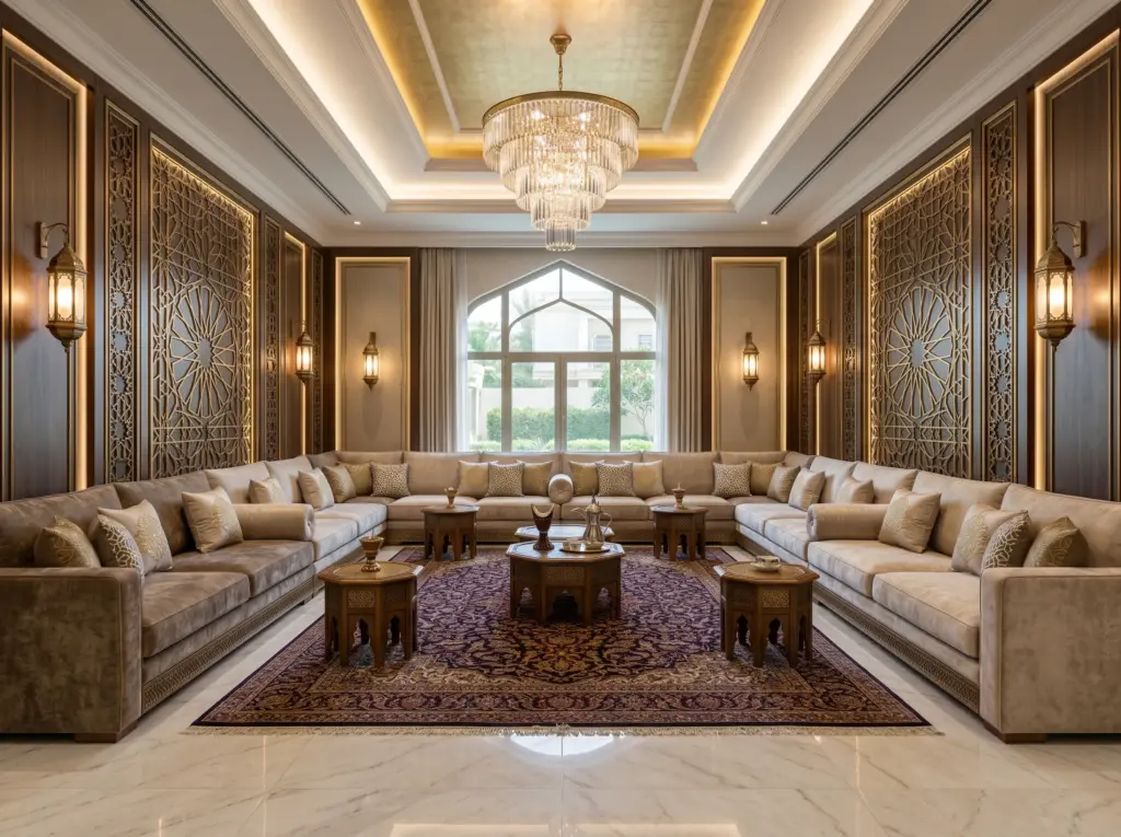 Custom aquatic installation and decking as part of a complete villa renovation Dubai package.