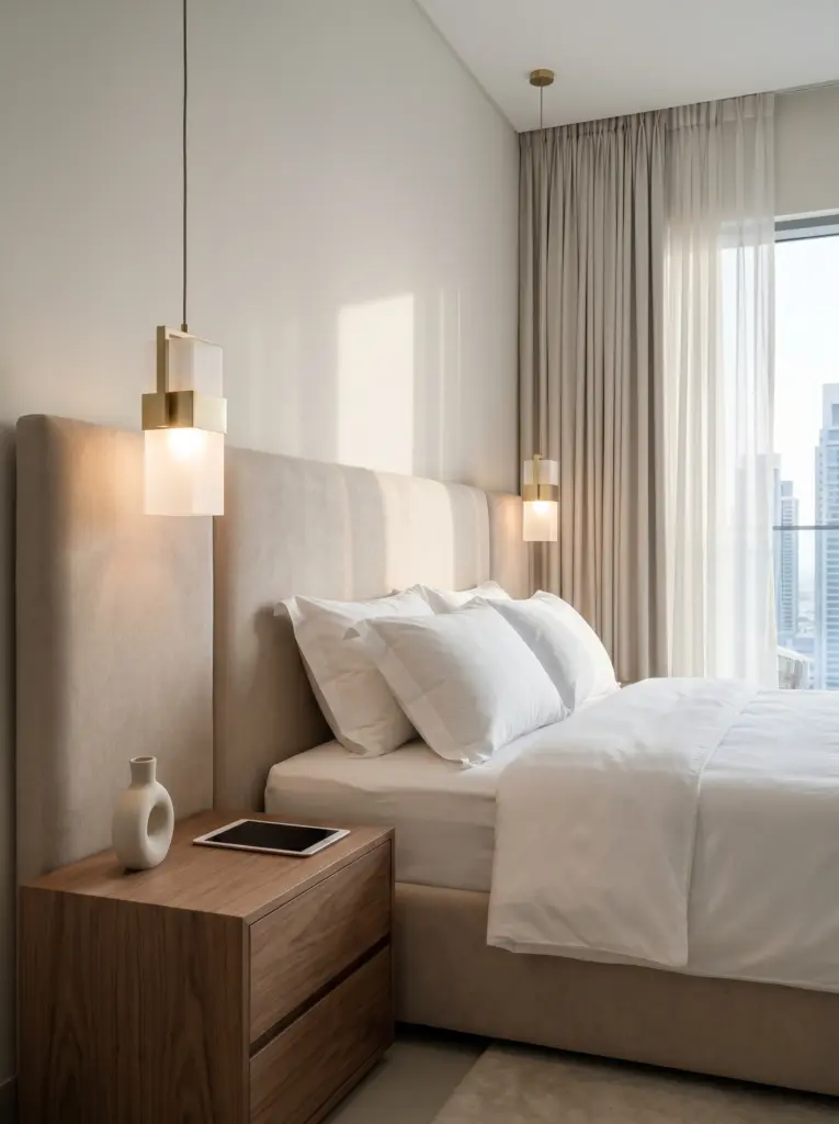Premium bedroom interior reflecting top tier apartment renovation Dubai standards and durability.