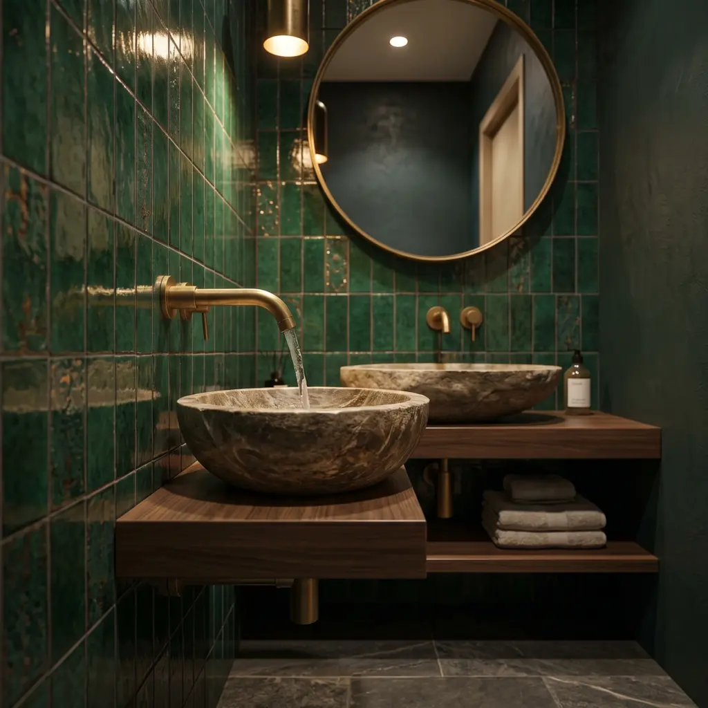 A compact bathroom renovation dubai