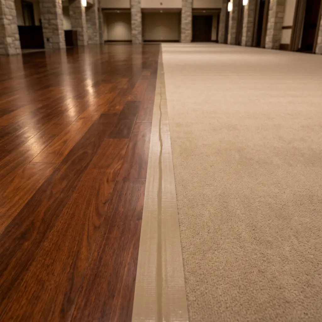 Thick protective exibition carpet dubai