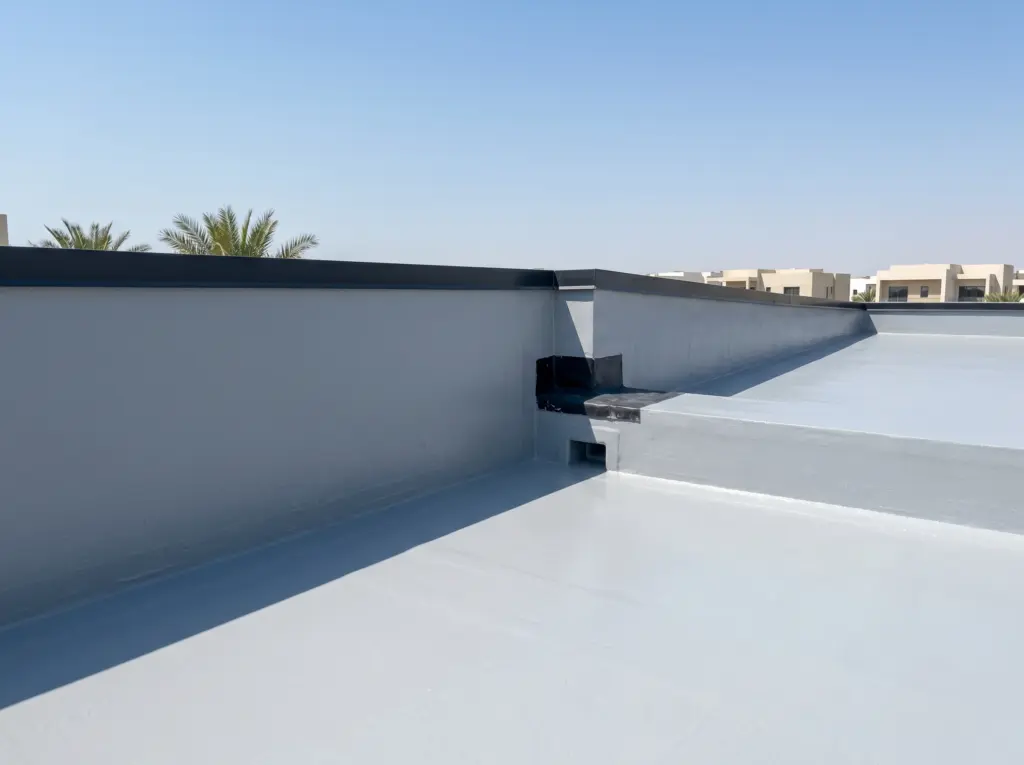 Durable weather protection systems applied during a professional villa renovation Dubai.