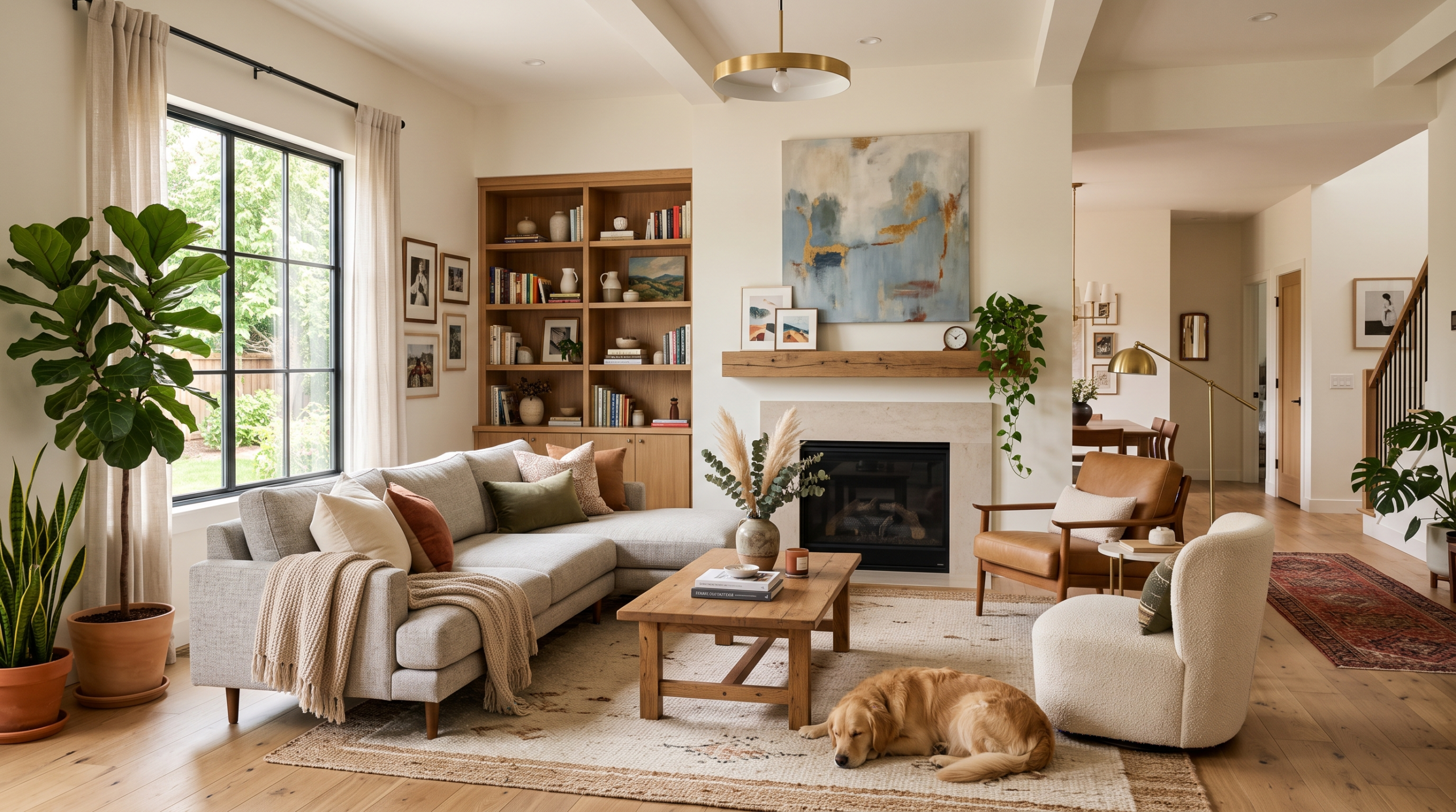 Modern small apartment interior design in Dubai featuring space-saving furniture, smart storage solutions, and a functional open-plan layout